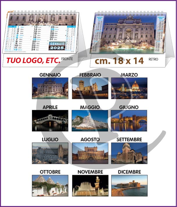 illustrati da Scrivania calendari-da tavolo 2025-personalizzati-Illustrati-da-scrivania-citta-e-monumenti-c6351